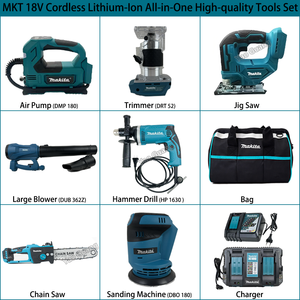 Ensemble d'outils électriques sans fil tout-en-un haute performance Makit-a, kit d'outils professionnels pour le chantier de construction ou les opérations d'ingénierie - Product Image 3