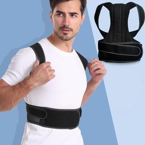 Premium respirável Soft <span class=keywords><strong>Back</strong></span> Support Belt Postura Cintas para Correção Postura Saúde - Product Image 3