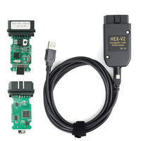 Cable Lector de Códigos de Alta Calidad PLCC HEX V2 EN26 Dual K & Can USB Interface Whiteboard V22.10 V23.3 VCDS 5053 AT162+FT232