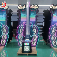 Machine de poinçon de boxeur d'arcade de boxe Machine de jeu de boxe d'amusement à jetons Machine de boxe à un poinçon avec marteau