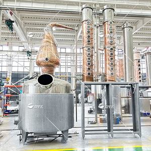 DYE 1000L 5000l vodka <span class=keywords><strong>gin</strong></span> machine d'alambic distillation à la vapeur industrielle moonshine distillerie de vodka et de whisky distillateur de grappa - Product Image 1