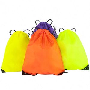 กระเป๋าเป้สะพายหลังพับได้แบบมีเชือกผูก ทำจากโพลีเอสเตอร์ พิมพ์ลายได้ตามต้องการ ใช้ซ้ำได้ เหมาะสำหรับของขวัญส่งเสริมการขาย ของที่ระลึกสำหรับการเดินทาง ใช้ในโรงเรียน ช้อปปิ้ง และใช้ในชีวิตประจำวัน - Product Image 1