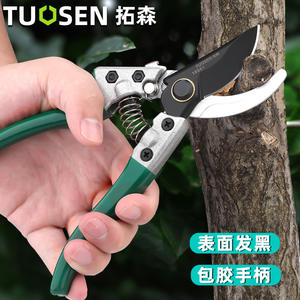 Sécateur de jardin Tuosen 1803 à lames croisées en acier inoxydable, poignées vertes, diamètre de coupe 20-30 mm - Product Image 4