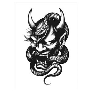 Autocollants de tatouage semi-permanents Totem Tribal pour bras, résistants à l'eau, en papier, pour hommes et femmes, tenue 2 semaines - Product Image 3