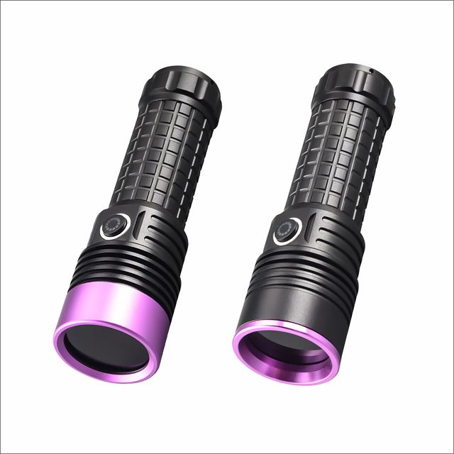 Violet Flashlight UV Black Mirror Violet Lamp 60W Wholesale Jewelry Fluorescent Anti-counterfeiting Oil Detection 365NM