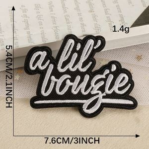 Patch brodé thermocollant « A Lil Bougie » - Vente flash - Product Image 6