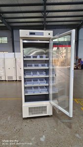 Réfrigérateur médical de haute qualité 360L pour banque de sang, 4 degrés, refroidissement par air, porte vitrée, contrôle par microprocesseur, pour laboratoire - Product Image 4