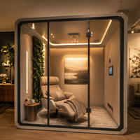 Cabine de bureau insonorisée de grande taille, cabine acoustique pour réunions, solution d'espace de travail privé pour les équipes