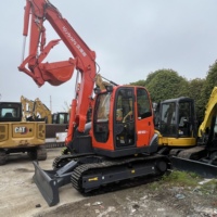 Excavadora de Segunda Mano en Stock, Envío Rápido, Compatible con KUBOTA KX183-3 para Venta al por Mayor Global y Uso en Construcción Mediana