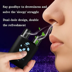 Inhalateur Nasal d'Aromathérapie de Haute Qualité, Tube Vaporisateur d'Huiles Essentielles, Bouteille en Plastique à Double Orifice pour un Souffle Frais - Product Image 4