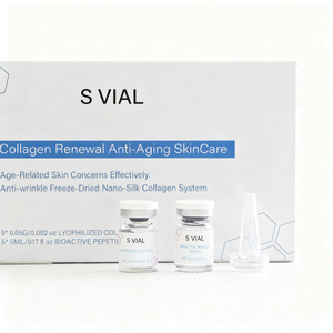 Disponible en Stock, Colágeno <span class=keywords><strong>de</strong></span> Seda Nano Liofilizado Antiarrugas, Ácido Hialurónico, Textura <span class=keywords><strong>de</strong></span> Piel Liofilizada, Atenúa Manchas Oscuras para Todo Tipo <span class=keywords><strong>de</strong></span> Piel - Product Image 1
