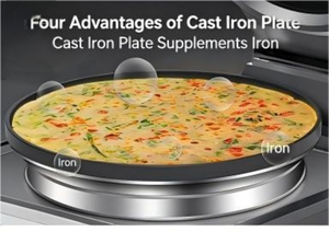 เครื่องทำแพนเค้กเชิงพาณิชย์ที่ทนทานและใช้งานได้ยาวนานสำหรับการใช้งานหนัก - Product Image 4