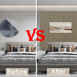 Pannelli Acustici <span class=keywords><strong>in</strong></span> <span class=keywords><strong>Legno</strong></span> Leggero con Riduzione del Rumore del 90%, Impermeabili, Design Moderno per Camera <span class=keywords><strong>da</strong></span> Letto, Hotel e Ospedale - Product Image 5