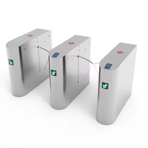 Tourniquet piétonnier de solutions intelligentes de carte de l'entrée RFID avec l'aileron de barrière de contrôle d'accès - Product Image 2