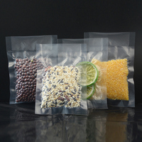 Sacs de conservation alimentaire écologiques, recyclables et réutilisables, à trois soudures thermiques, gaufrés, rouleaux de sacs sous vide pour sandwichs et lait