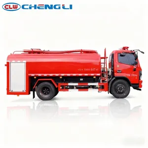 Camion de pompiers Dongfeng 4×2 avec réservoir d'eau de 7000 L, pour la lutte contre les incendies et la pulvérisation, destiné aux secours municipaux d'urgence, à vendre - Product Image 2