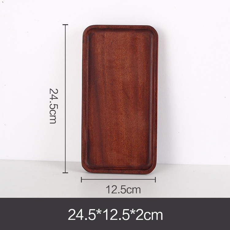 Sapele Square Plate 25*13*2cm