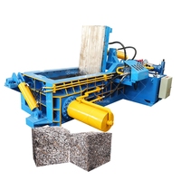 Compresseur hydraulique horizontal automatique pour le recyclage des métaux de rebut, presse à balles hydraulique pour les métaux de rebut, les fils d'acier