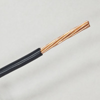 Thhn/Thwn 8 / 10 / 12 / 14 AWG Aislamiento de PVC Funda de nailon 600V Cable eléctrico