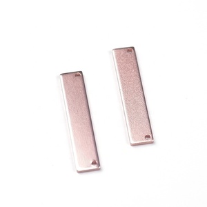 Латунная табличка с именем из нержавеющей стали, позолоченная пустая металлическая гравировальная табличка для собаки - Product Image 4