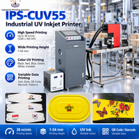 Machine d'impression numérique UV IPS-CUV55 pour étiquettes, autocollants en vinyle, codes QR et dates d'expiration
