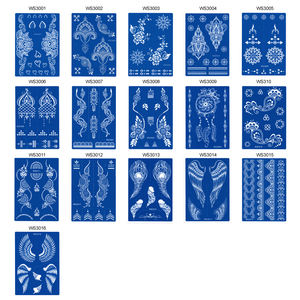 GP personalizzato autoadesivo in PVC serigrafia Mesh <span class=keywords><strong>Stencil</strong></span> trasferisce funzione temporanea per la stampa di Body Art - Product Image 5