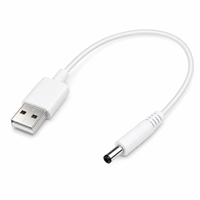 Cordon d'alimentation USB 2.0 mâle 3.5x1.35mm, prise en cuivre 3.5mm, adaptateur d'alimentation 5V DC, câble de chargeur, 0.02kg, nouveau