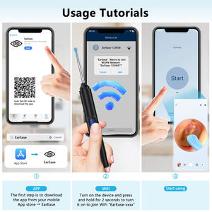 <span class=keywords><strong>Ear</strong></span> Cleaner Wax Remover Ferramenta Inteligente Visual Sticks Otoscópio 1296P HD Earpick Endoscópio Brinco Cuidados de Saúde Pessoal Earpick - Product Image 6