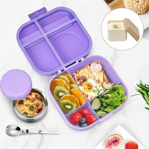 Boîte à lunch empilable personnalisée, très vendue, de qualité alimentaire, à 1 compartiment, pour nouveau-né, chauffable, sans BPA, anti-fuite, compatible micro-ondes et lave-vaisselle - Product Image 2