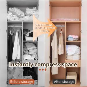 High Quality Portable <b>Vacuum</b> Compression Storage <b>Bag</b> for Clothes Hand Pump PA/PE 70micron Waterproof - Product Image 4