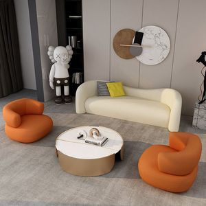 Sofá de Tela Moderno y Minimalista en Forma de U, Tejido Transpirable, Estilo Nórdico para Sala de Estar, Sofá de Diseño para Apartamentos Pequeños - Product Image 2