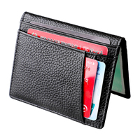 Dompet Kartu Kulit Asli Siap Kirim, Dompet Kartu Identitas Lipat Dua