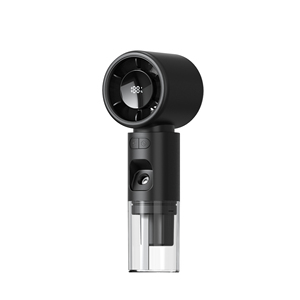 พัดลมพกพาแบบมือถือพร้อมจอแสดงผลดิจิตอล ระบบเพิ่มความชื้นแบบเงียบ และระบบป้องกันการชาร์จเกิน พัดลมระบายความร้อนแบบชาร์จไฟได้ - Product Image 1