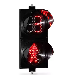 Luz <span class=keywords><strong>de</strong></span> señal <span class=keywords><strong>de</strong></span> tráfico LED impermeable <span class=keywords><strong>de</strong></span> 300mm para vías <span class=keywords><strong>de</strong></span> bicicleta, vehículo no motorizado, LED amarillo con Material <span class=keywords><strong>de</strong></span> PC <span class=keywords><strong>de</strong></span> aluminio para carriles <span class=keywords><strong>de</strong></span> bicicleta - Product Image 3