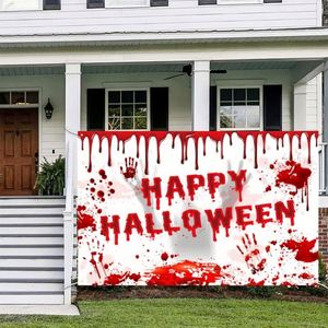 ป้ายแบนเนอร์ฮาโลวีนลายฟักทองสุดหลอนสำหรับงานปาร์ตี้กลางแจ้ง ขายส่ง - Product Image 2