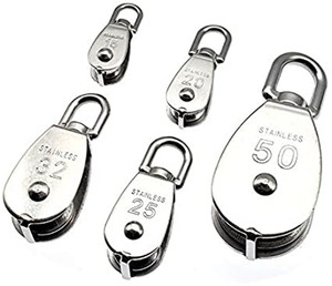 Nhà Sản Xuất M15-M100 Thép Không Gỉ Gian Lận Xoay Mắt Dây Ròng Rọc Khối - Product Image 1