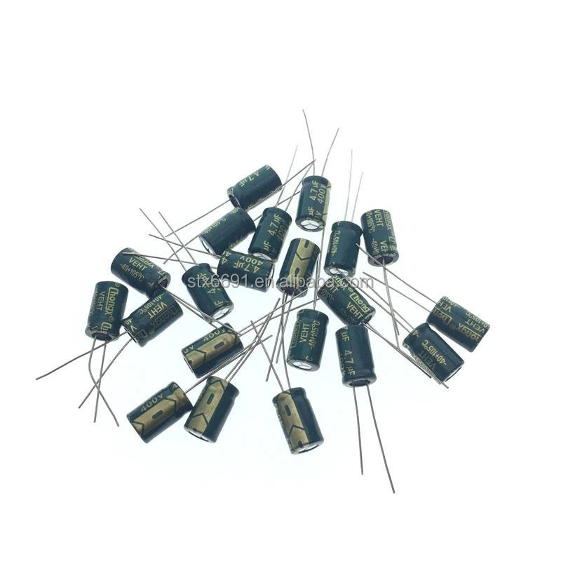 Condensador De Aluminio De 6,3 V, 10V, 16V, 25V, 35V, 50V, 63V, 100V
