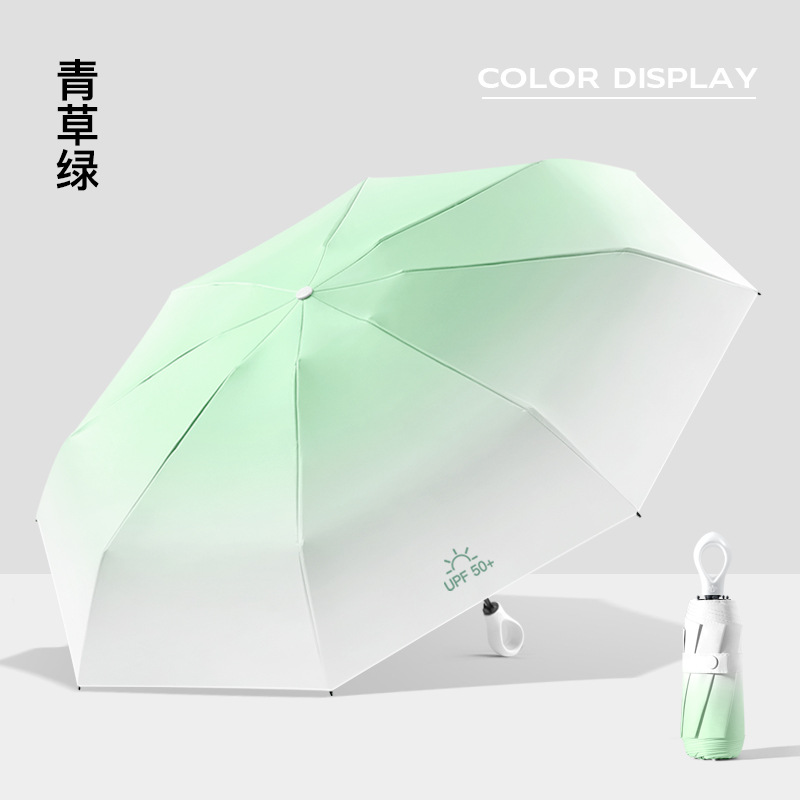 Manico a cuore sfumato a 8 ossa verde erba