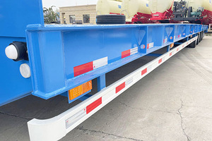 <span class=keywords><strong>Semi</strong></span>-remorque à plateau surbaissé, <span class=keywords><strong>semi</strong></span>-remorque à plateau surbaissé en acier Panda, suspension <span class=keywords><strong>rigide</strong></span>, haute capacité, 3 essieux, 16/18 mètres, 80 tonnes - Product Image 4