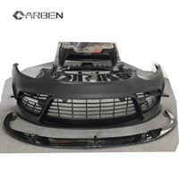 Kit carrosserie style MSY, pare-chocs en fibre de carbone, capot, pare-chocs arrière pour Porsche Panamera 970.2