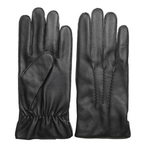 Haute Qualité Noir De Mode En Peau De Mouton Voiture Conduite Gants En Cuir Véritable Hommes pour L'<span class=keywords><strong>hiver</strong></span> - Product Image 4