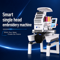 Machine à broder informatisée FUJA New Halo, petite, à tête unique, pour usage domestique