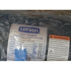 มอเตอร์แม่เหล็กถาวรกระแสตรง Leeson รุ่น C42D1FK7D 90V 3/4 แรงม้า ป้องกันการระเบิด - Product Image 1