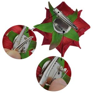 ชุดกิ๊บติดผมรูปดอกกุหลาบสไตล์วินเทจแบบพรีเมี่ยมชุดเข็มกลัดผ้าลายดอกไม้ดอกไม้ปักผมสไตล์เม็กซิกัน - Product Image 2