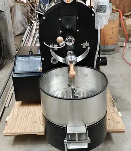 Mais novo aço carbono tambor 2kg alto desempenho queimador a gás bideli yoshan café torrador