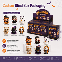 Figuras Decorativas de Halloween al por Mayor, Lindas Cajas Misteriosas Sorpresa, Juguetes Personalizados para Regalos Corporativos, Promociones de Temporada, Mini Muñecas de PVC