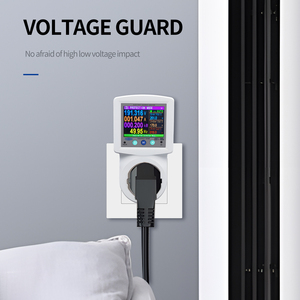 Stopkontak TOMZN SKW UK <span class=keywords><strong>Power</strong></span> BS 1363 WIFI TUYA Tegangan Arus AC 220V Dapat Diatur 16A Dengan Pengukur PE Timer British 3-Pin PF Hz kW - Product Image 2