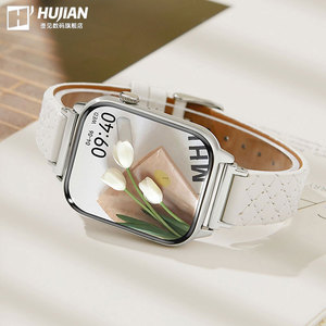 Hujian <b>Smart</b> <b>Watch</b> For Women OLED Display Touchscreen Bluetooth Waterproof IPX7 50g Silicone Band Barrel Shape - Product Image 1