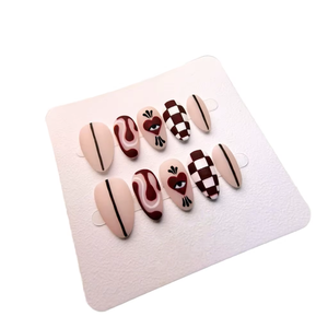 <span class=keywords><strong>Uñas</strong></span> Postizas <span class=keywords><strong>de</strong></span> Gel Hechas a Mano <span class=keywords><strong>de</strong></span> Lujo, <span class=keywords><strong>Uñas</strong></span> con Pedrería, Cuadradas, Brillantes, con Flores 3D, <span class=keywords><strong>Uñas</strong></span> Artificiales para Manicura - Product Image 1