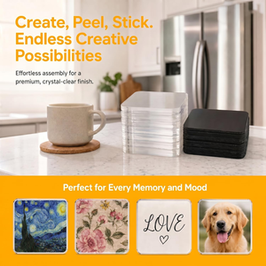 Custom Shape Logo Packaging Premium Transparent Creative Magnetic Acrylic DIY for Kids Craft Home Decoration - Product Image 4